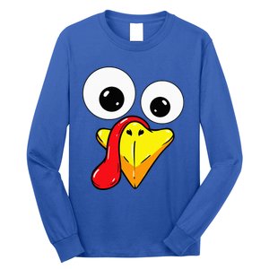 Thanksgiving Turkey Face Matching Family Costume Long Sleeve Shirt