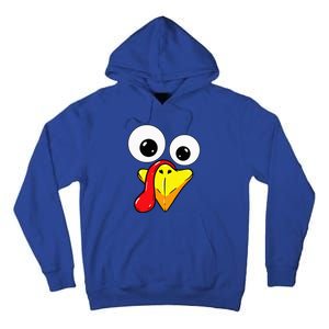 Thanksgiving Turkey Face Matching Family Costume Tall Hoodie