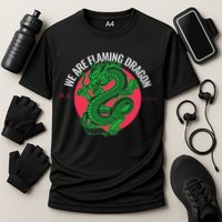 Tropic Thunder Flaming Dragon Funny  Cooling Performance Crew T-Shirt