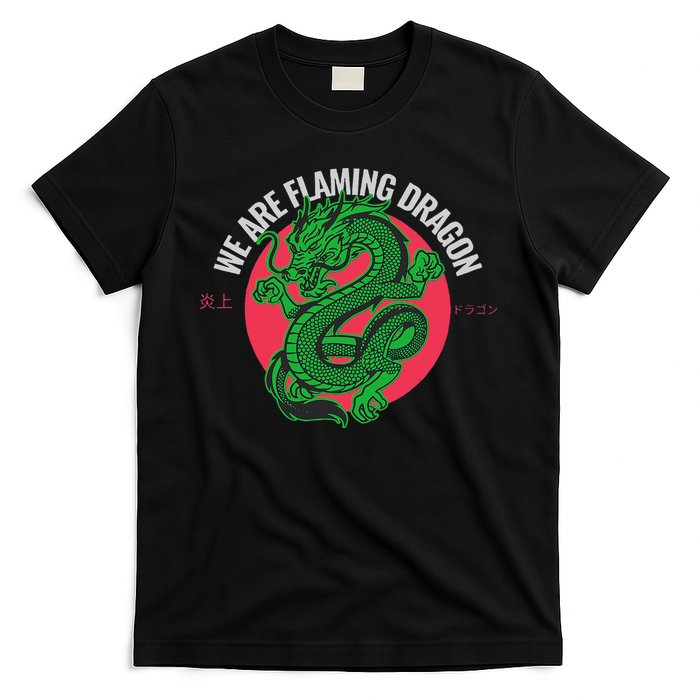 Tropic Thunder Flaming Dragon Funny  T-Shirt