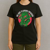 Tropic Thunder Flaming Dragon Funny  T-Shirt