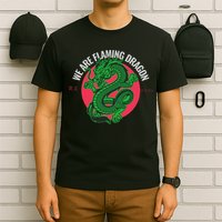 Tropic Thunder Flaming Dragon Funny  T-Shirt