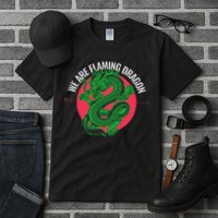 Tropic Thunder Flaming Dragon Funny  Tall T-Shirt