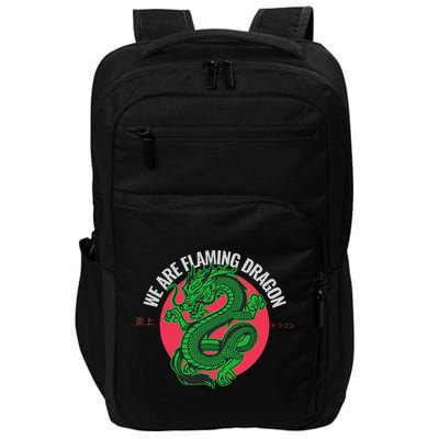 Tropic Thunder Flaming Dragon Funny  Impact Tech Backpack