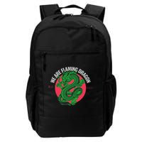 Tropic Thunder Flaming Dragon Funny  Backpack