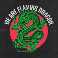 Tropic Thunder Flaming Dragon Funny  11oz C Handle Ceramic Mug