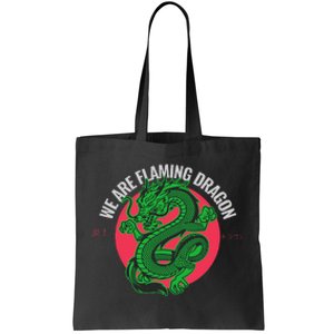 Tropic Thunder Flaming Dragon Funny  Tote Bag