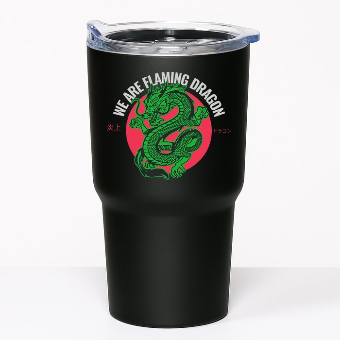 Tropic Thunder Flaming Dragon Funny  Tumbler