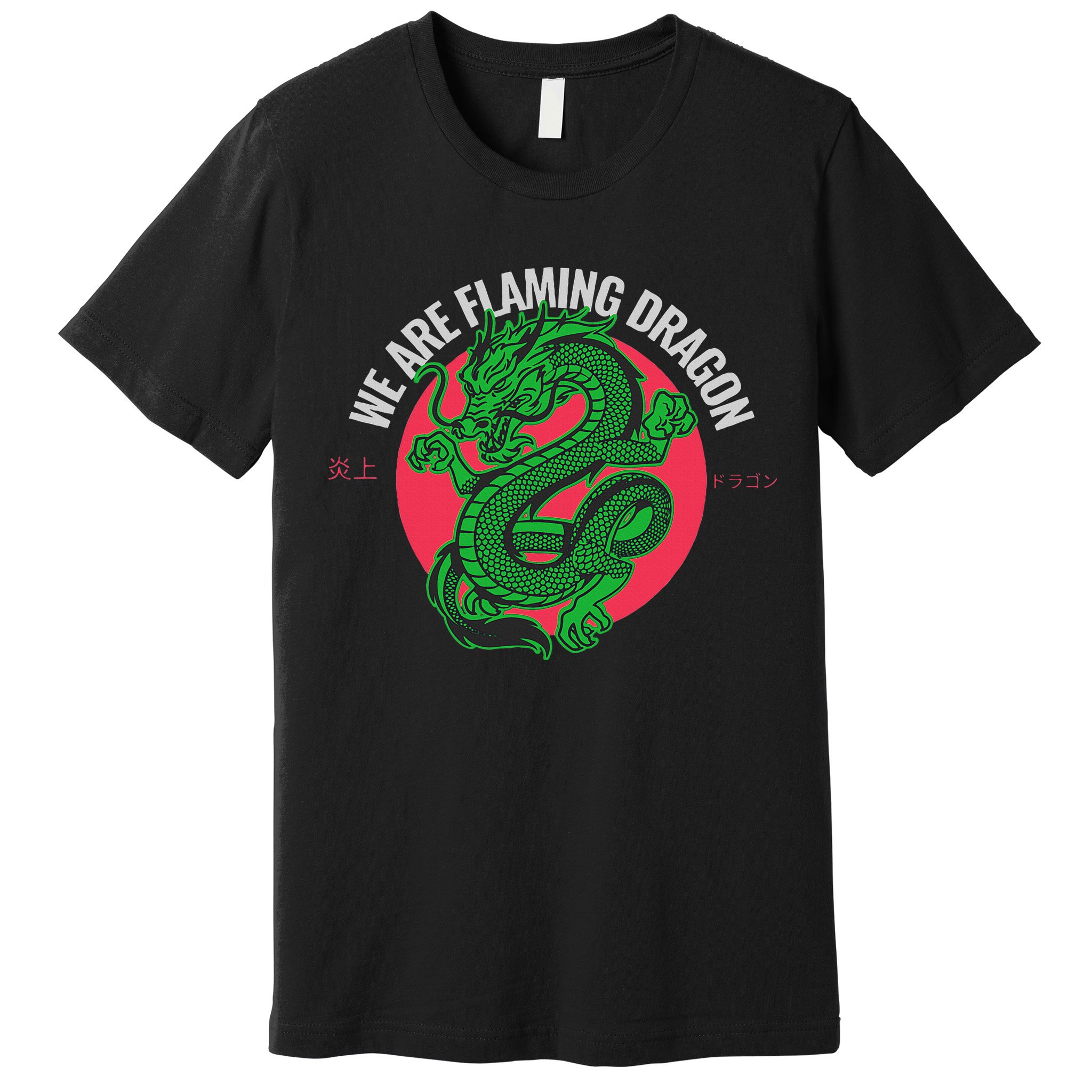 Tropic Thunder Flaming Dragon Funny  Premium T-Shirt