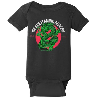 Tropic Thunder Flaming Dragon Funny  Baby Bodysuit