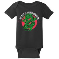 Tropic Thunder Flaming Dragon Funny  Baby Bodysuit