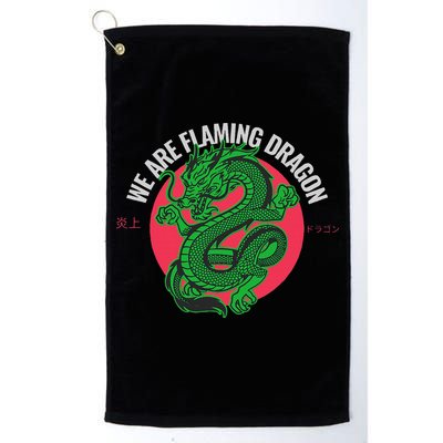 Tropic Thunder Flaming Dragon Funny  Golf Towel