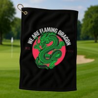 Tropic Thunder Flaming Dragon Funny  Golf Towel