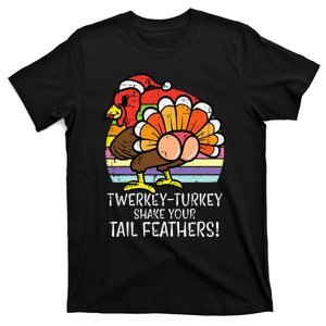 Twerkey Turkey Funny Thanksgiving Twerk Dance T-Shirt