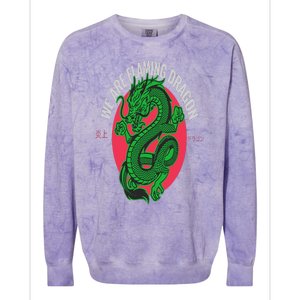 Tropic Thunder Flaming Dragon Funny  Classic Movie Colorblast Crewneck Sweatshirt