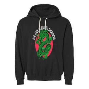 Tropic Thunder Flaming Dragon Funny  Classic Movie Garment-Dyed Fleece Hoodie