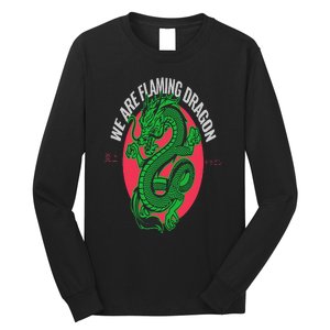 Tropic Thunder Flaming Dragon Funny  Classic Movie Long Sleeve Shirt