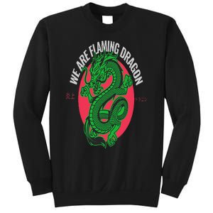 Tropic Thunder Flaming Dragon Funny  Classic Movie Sweatshirt