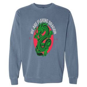 Tropic Thunder Flaming Dragon Funny  Classic Movie Garment-Dyed Sweatshirt