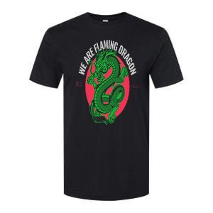 Tropic Thunder Flaming Dragon Funny  Classic Movie Softstyle CVC T-Shirt