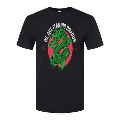 Tropic Thunder Flaming Dragon Funny  Classic Movie Softstyle CVC T-Shirt