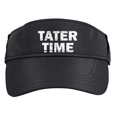Tater Time Funny Thanksgiving Dinner Women Adult Drive Performance Visor