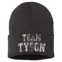 Team Tyson Family Personalized Name Vintage Tyson Sustainable Knit Beanie