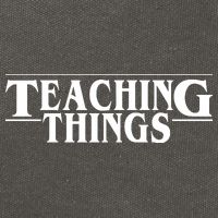 Teaching Things Funny Gift For Teacher Cotton Canvas Backpack