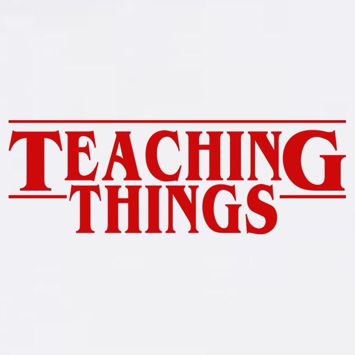 Teaching Things Funny Gift For Teacher Cooling Performance Crew T-Shirt