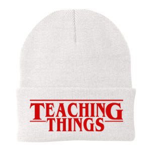 Teaching Things Funny Gift For Teacher Knit Cap Winter Beanie