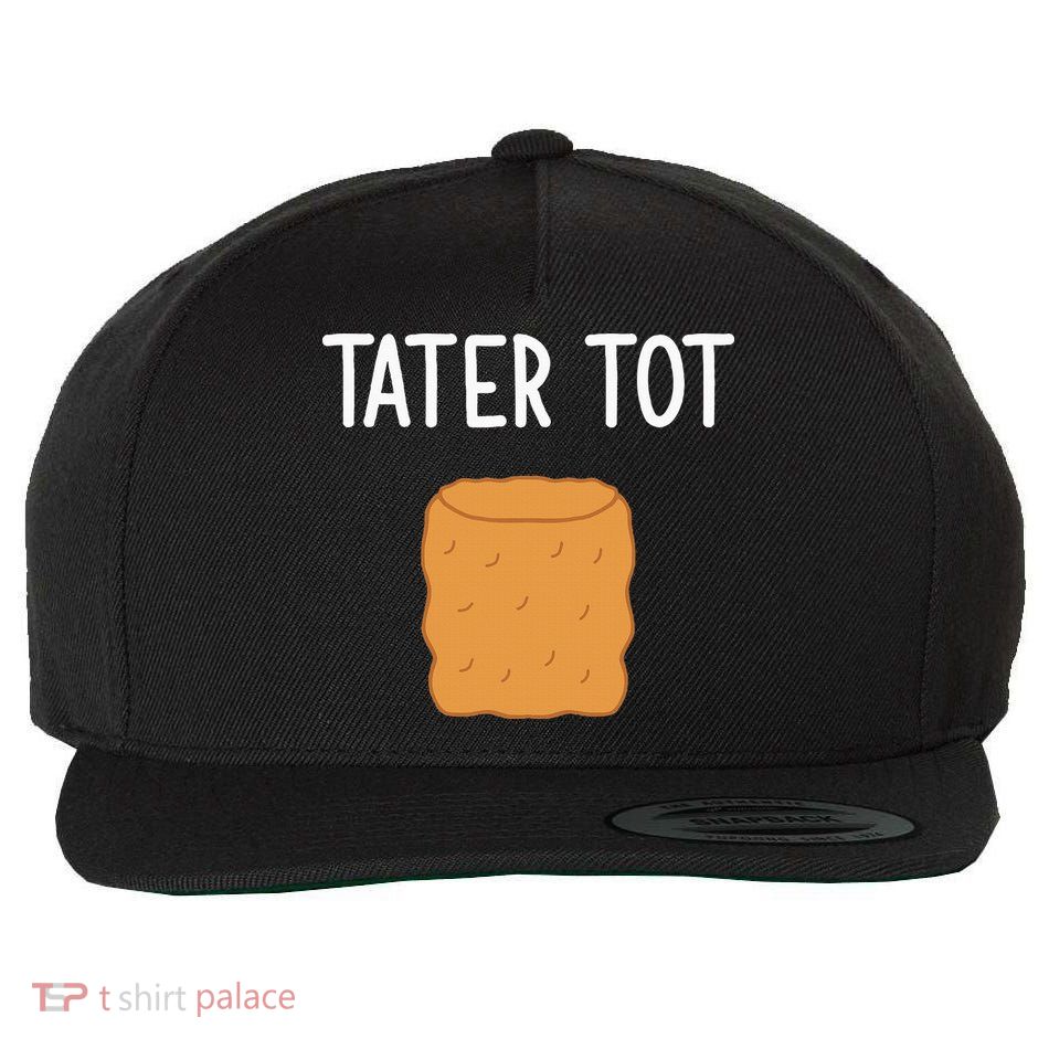 Tater Tot Funny Jokes Sarcastic Wool Snapback Cap