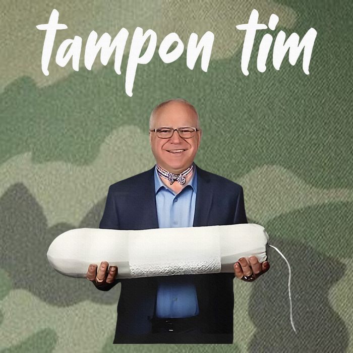 Tampon Tim Funny Tim Walz Joke Legacy Tie Dye Trucker Hat