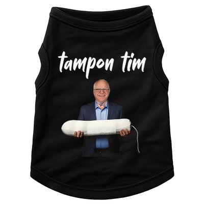 Tampon Tim Funny Tim Walz Joke Doggie Tank