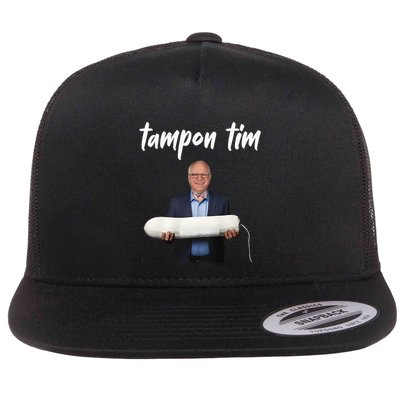 Tampon Tim Funny Tim Walz Joke Flatbill Hat