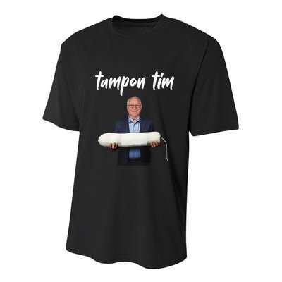 Tampon Tim Funny Tim Walz Joke Youth Performance Sprint T-Shirt