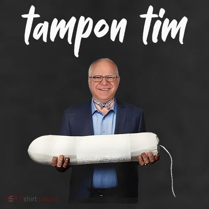 Tampon Tim Funny Tim Walz Joke Trucker Hat