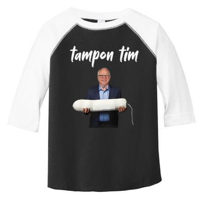 Tampon Tim Funny Tim Walz Joke Toddler Fine Jersey T-Shirt