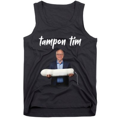 Tampon Tim Funny Tim Walz Joke Tank Top
