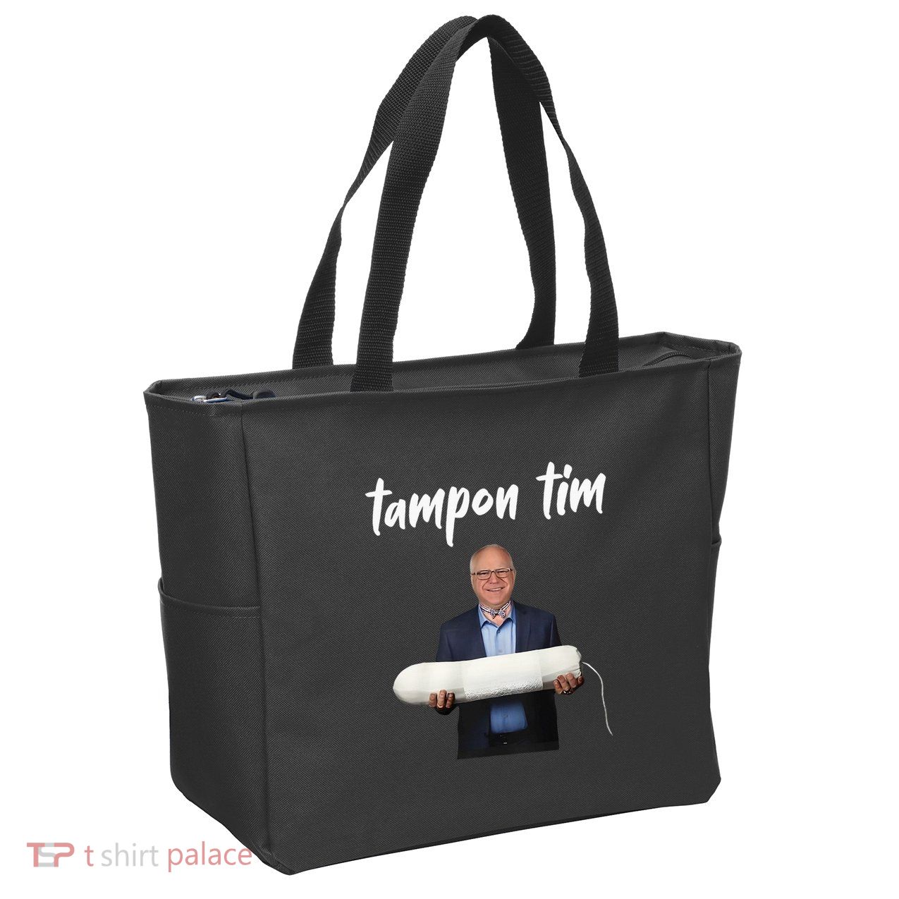 Tampon Tim Funny Tim Walz Joke Zip Tote Bag