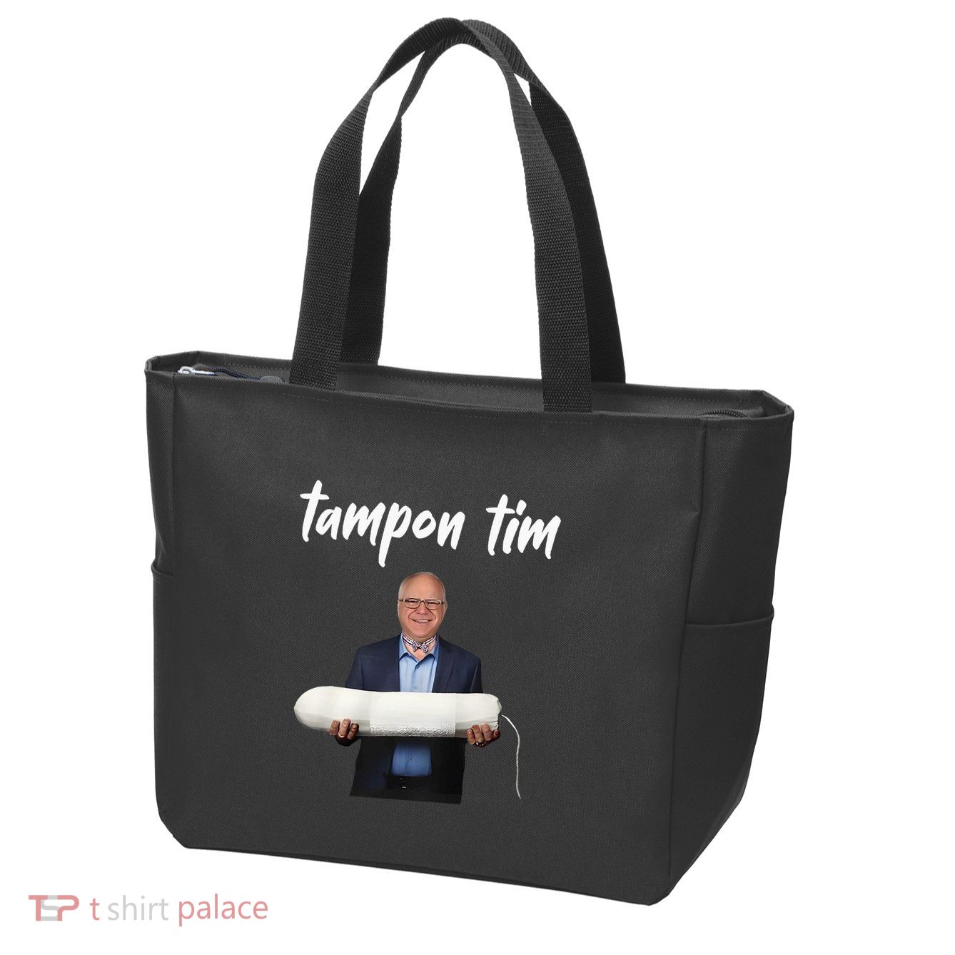 Tampon Tim Funny Tim Walz Joke Zip Tote Bag