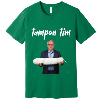 Tampon Tim Funny Tim Walz Joke Premium T-Shirt