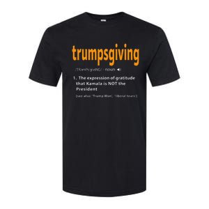 Trump Thanksgiving Funny Turkey Day Trump Won Softstyle CVC T-Shirt