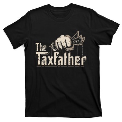 The TaxFather Funny Vintage Taxation CPA Accountant Dad Tax T-Shirt