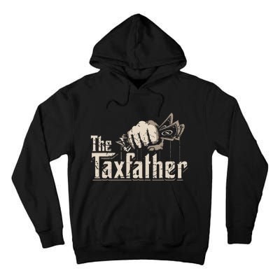 The TaxFather Funny Vintage Taxation CPA Accountant Dad Tax Tall Hoodie