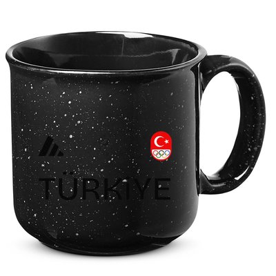 Turkiye Turkey Flag Turkish Shooting Team Sports 15oz Campfire Ceramic Mug