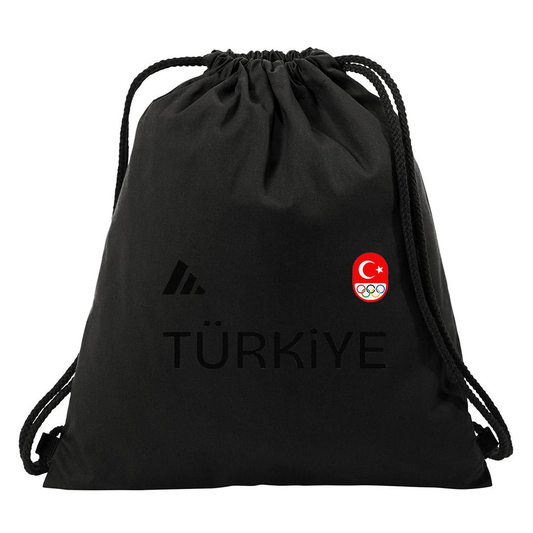 Turkiye Turkey Flag Turkish Shooting Team Sports Drawstring Bag