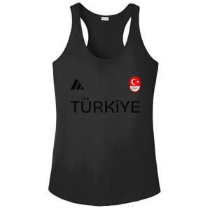 Turkiye Turkey Flag Turkish Shooting Team Sports Ladies PosiCharge Competitor Racerback Tank