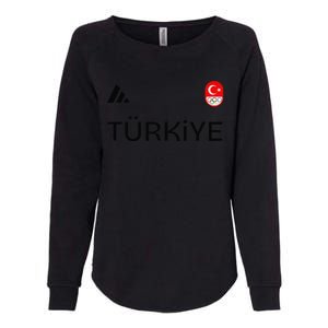 Turkiye Turkey Flag Turkish Shooting Team Sports Womens California Wash Sweatshirt