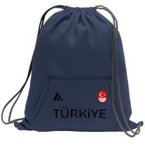 Turkiye Turkey Flag Turkish Shooting Team Sports Sweatshirt Cinch Pack Bag