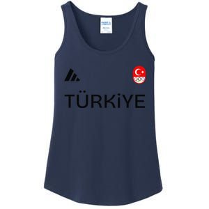 Turkiye Turkey Flag Turkish Shooting Team Sports Ladies Essential Tank